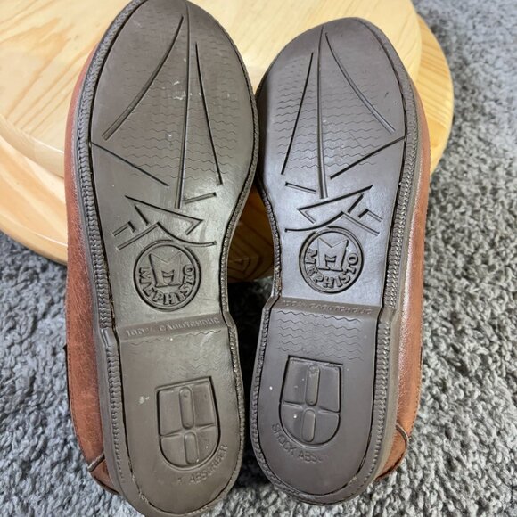 Mephisto Cap Vert Penny Loafers Mens Size 7.5 Brown Leather Made in Portugal - Picture 9 of 9